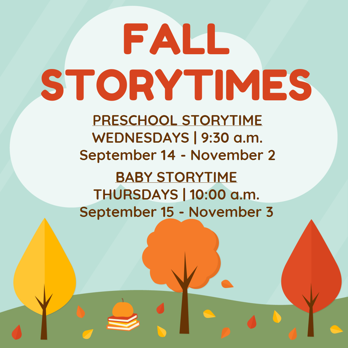 Fall Storytime 2022